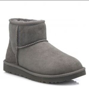 Gently Used UGG Women's Ultra Mini Boot Color Grey EU 37